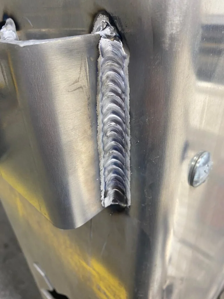 P.P aluminum TIG welding